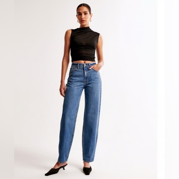 Abercrombie & Fitch Denim - New Abercrombie & Fitch The Tapered Loose High Rise Jeans
